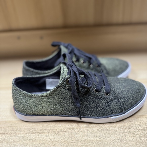 Woolrich Strand Green Ombre Wool Sneakers Women's Size 6.5 Cozy‎ Display Model - Picture 3 of 9